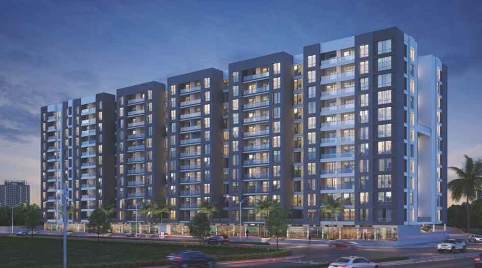 Majestique-Aravali-Elevation-Night